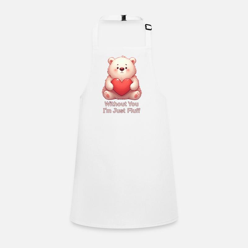 Teddy Bear with a Heart Children's Apron