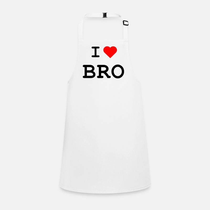 J’aime Bro - Ich liebe Bro Tablier Enfant