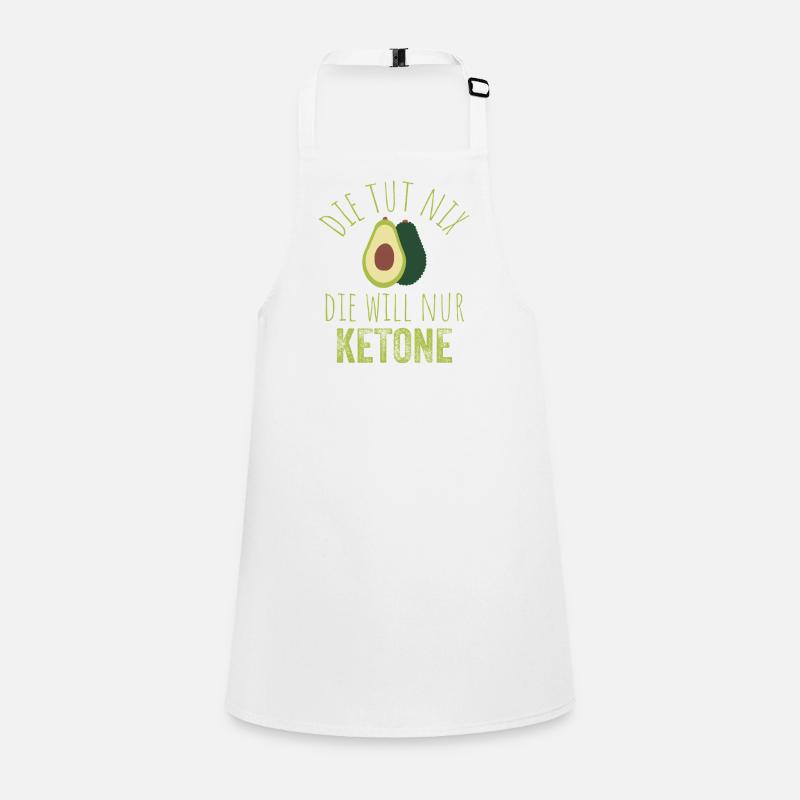 Avocado Keto Saying Tea Children's Apron