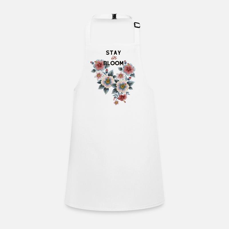 Florales Design "Stay in Bloom" Schürze für Kinder