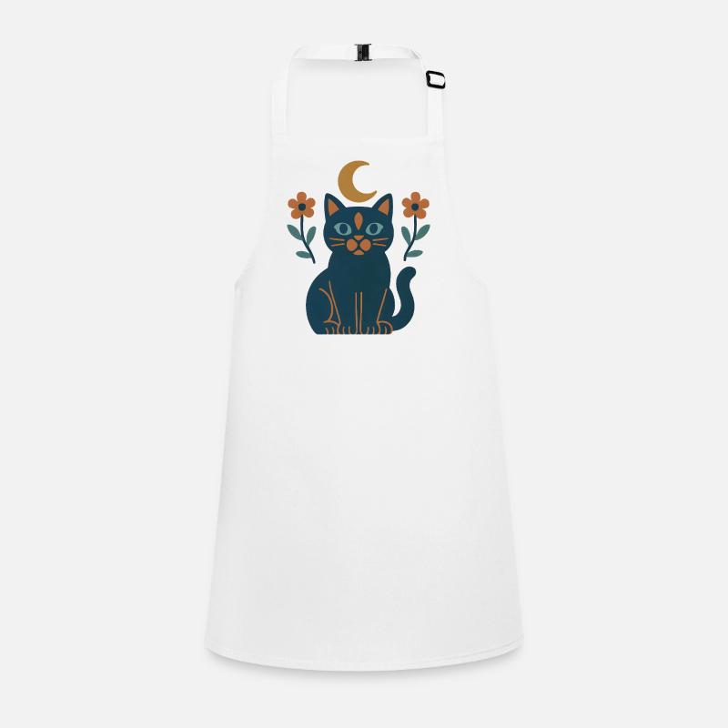 Moonlight Cat Dreams Children's Apron