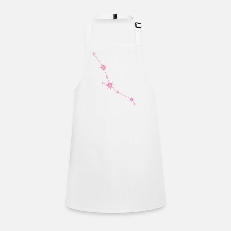 Taurus Star Constellation Zodiac Sign Pastel Pink Children's Apron