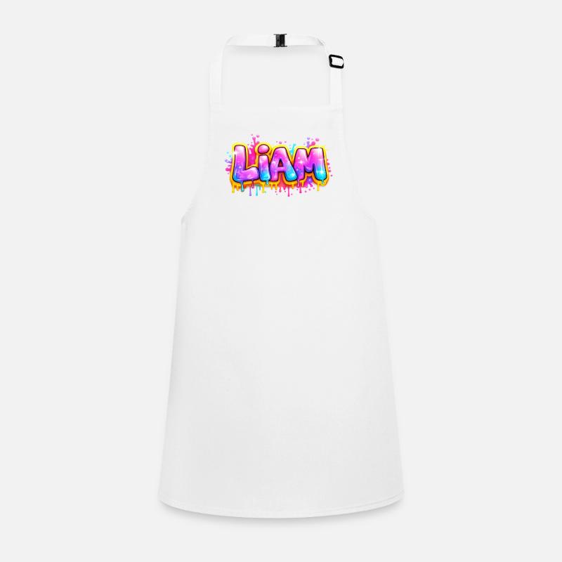 LIAM GRAFFITI NAME FOR PERFECT GIFT PRINTABLE Children's Apron