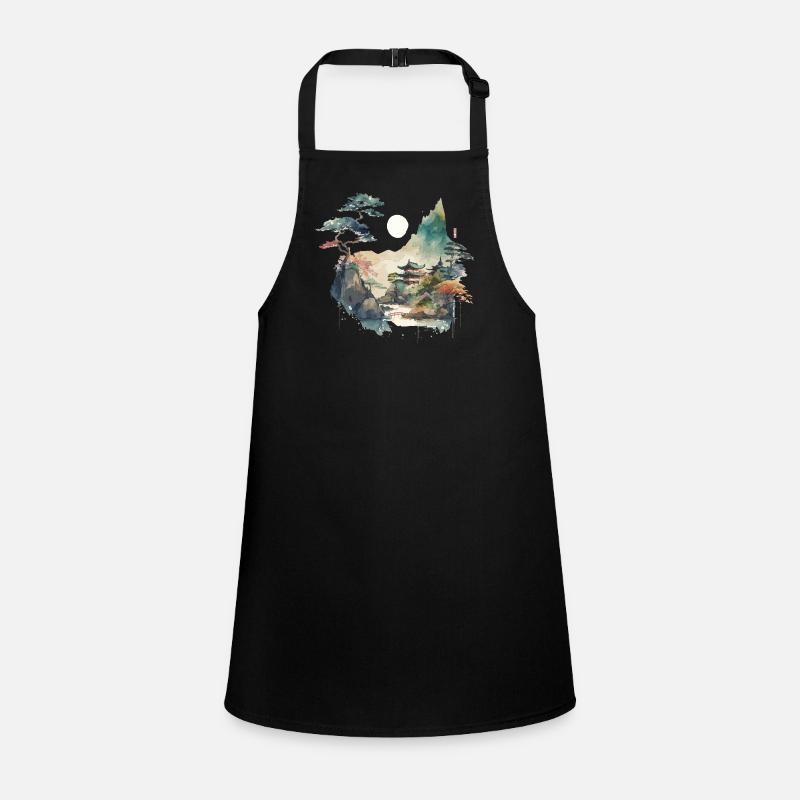 Temple Landscape Children's Apron
