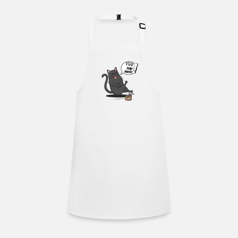 Le Chat Cartoon Mort de rire (mdr) Tablier Enfant
