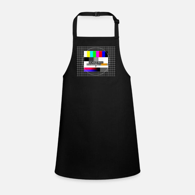 Test image broadcast break 80s 90s party costume Children's Apron
