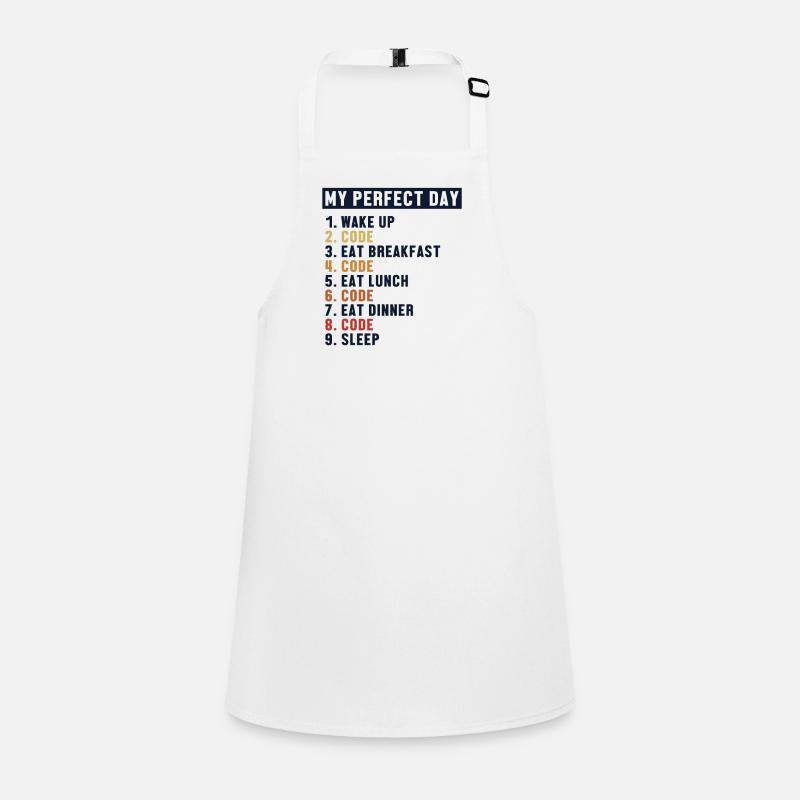Coding Perfect Day Coder Engineer Software Children's Apron