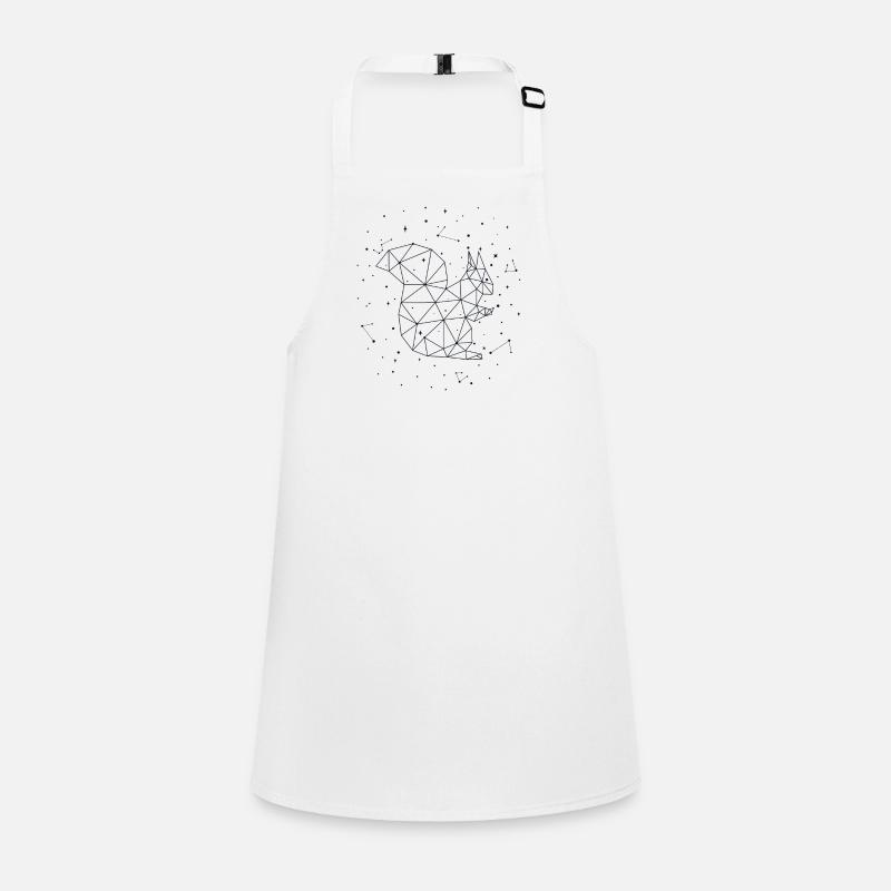 Sternbild Squirrel Constellation Eastern Gray Fox Children's Apron