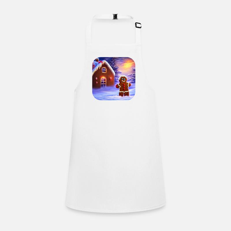 Christmas Gingerbread Man Children's Apron