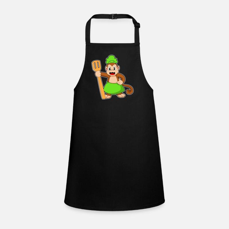Monkey Cook Spatula Children's Apron