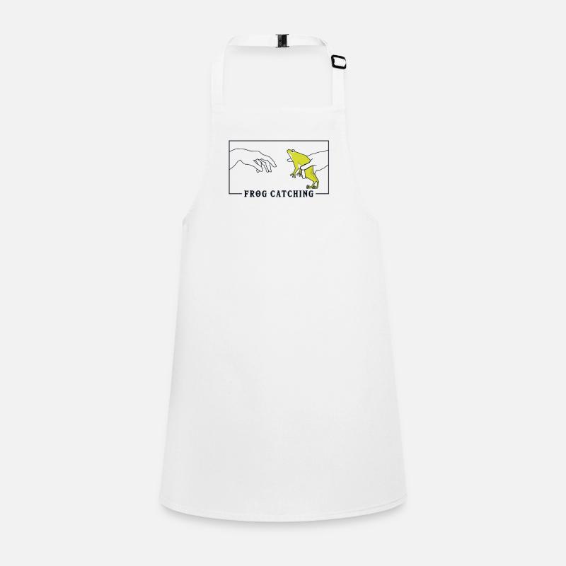 Michelangelo Création d’Adam Frog Catching Tablier Enfant