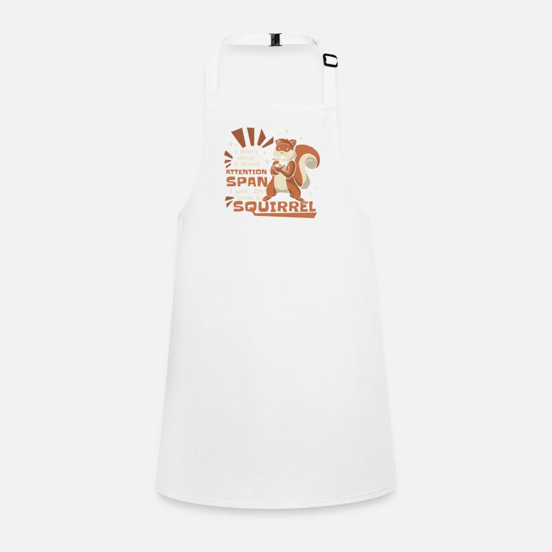 Don't Have A Short Attention Span Fox Squirrel Children's Apron