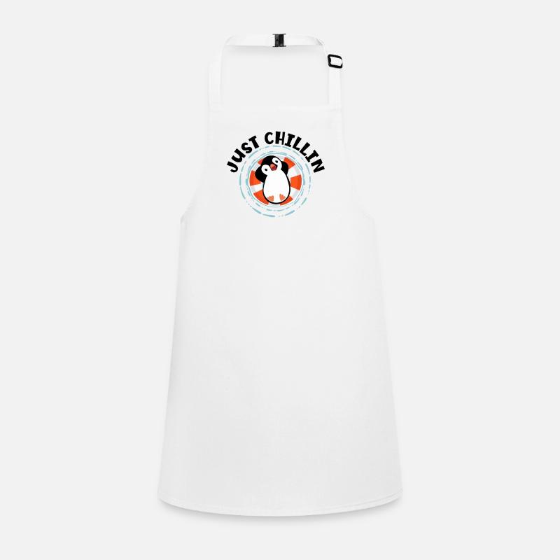 Just Chillin Emperor Penguin Seabird King Penguin Children's Apron
