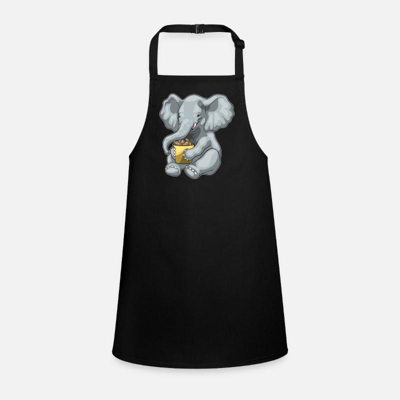 Elephant Peanuts Children's Apron