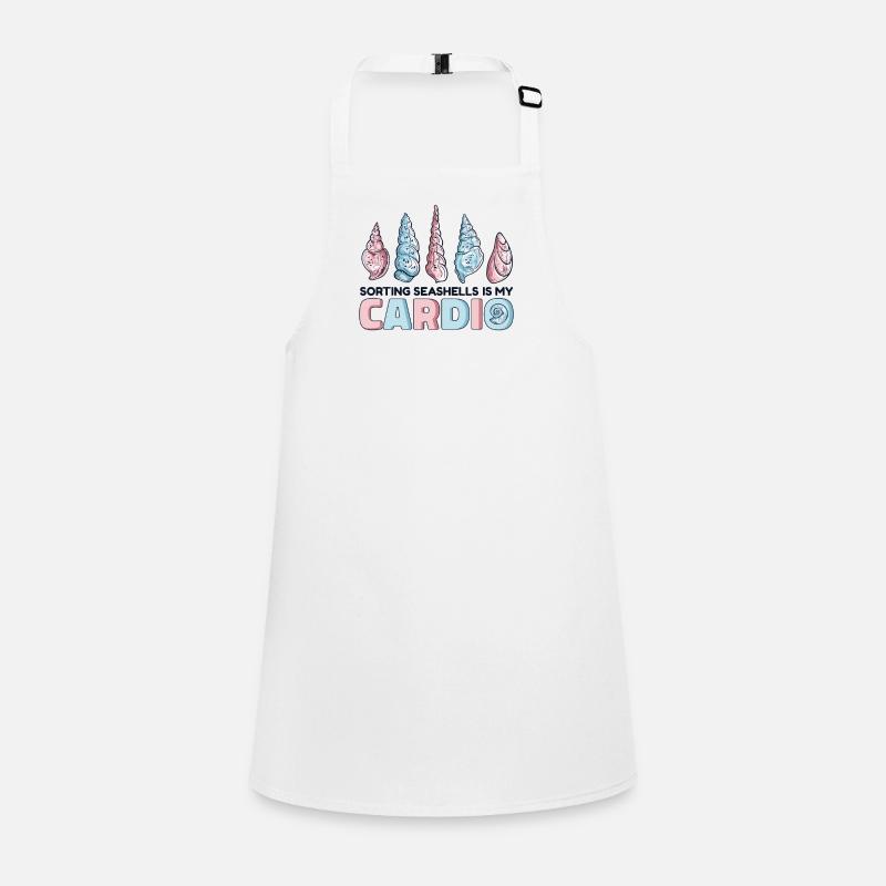 Sorting Seashells Is My Cardio Bivalvia Seashell Children's Apron