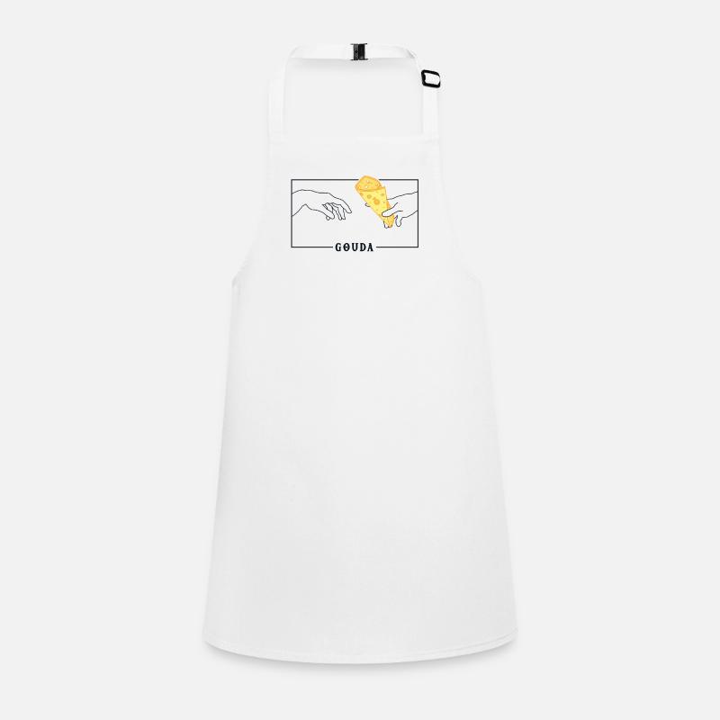 Michel-Ange Création d’Adam Gouda Maker Queso Tablier Enfant