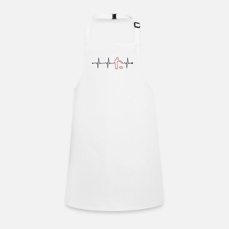 Cornhole Heartbeat Plateau de jeu Sac de haricots Cornhole Tablier Enfant