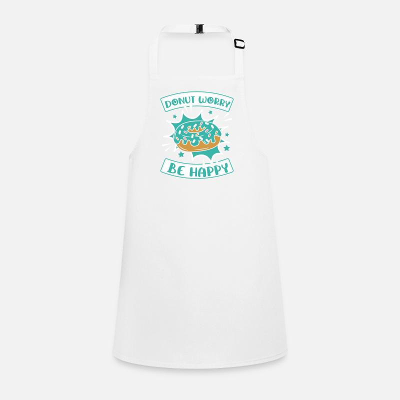 Donut Worry Be Happy Doughnut Maker Glazed Lover Children's Apron