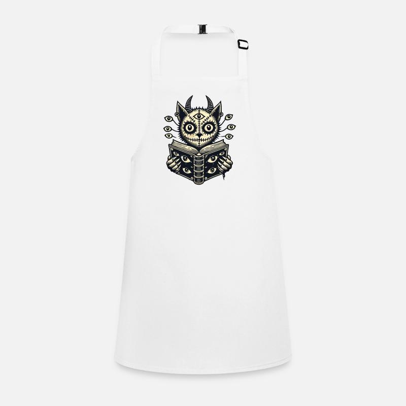 Devilish Demons Cat Horror Cat Design Children's Apron