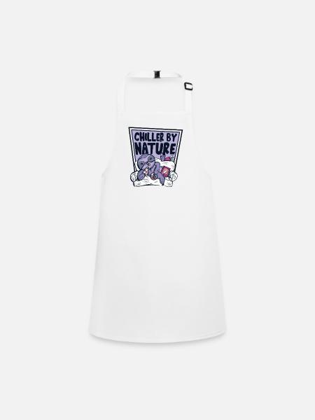 Chiller By Nature Brown-Throated Pilosa Folivora - Children's Apron - white - Front