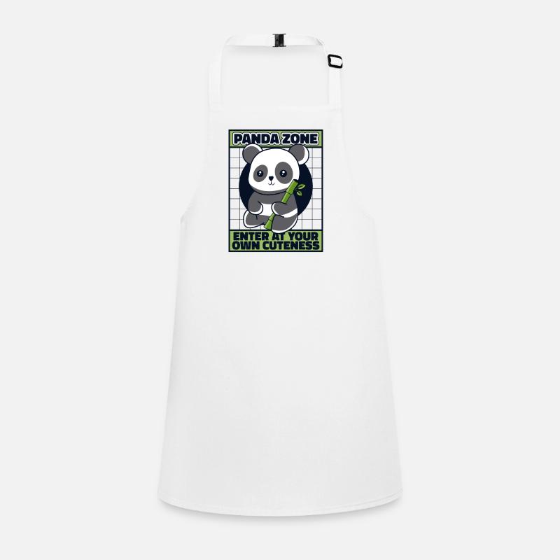 Panda Zone Entrez À Votre Propre Mignon Panda Bear Tablier Enfant