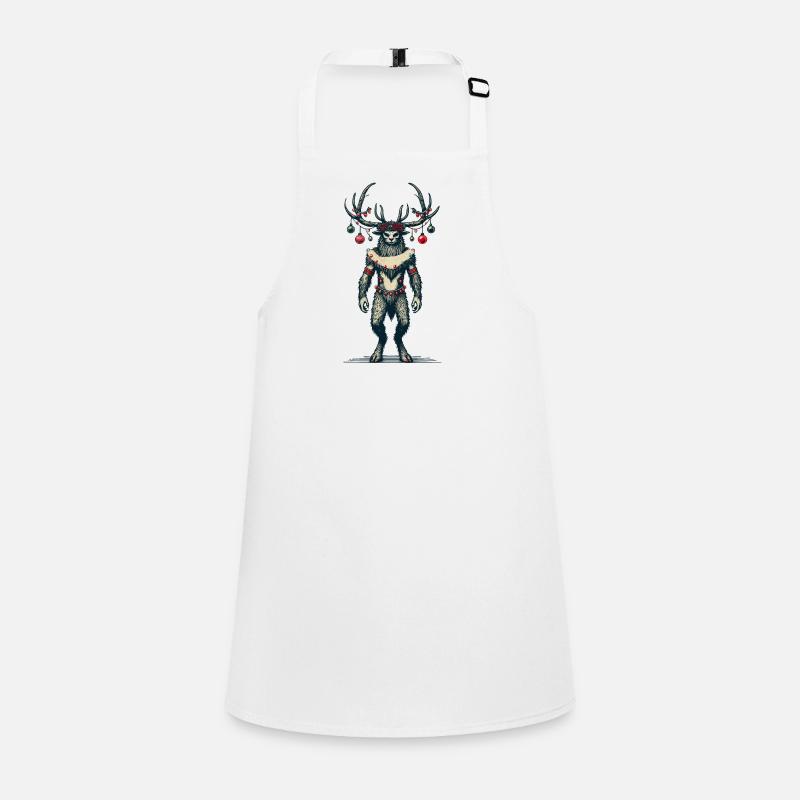 Festive Krampus Christmas Folklore Children's Apron