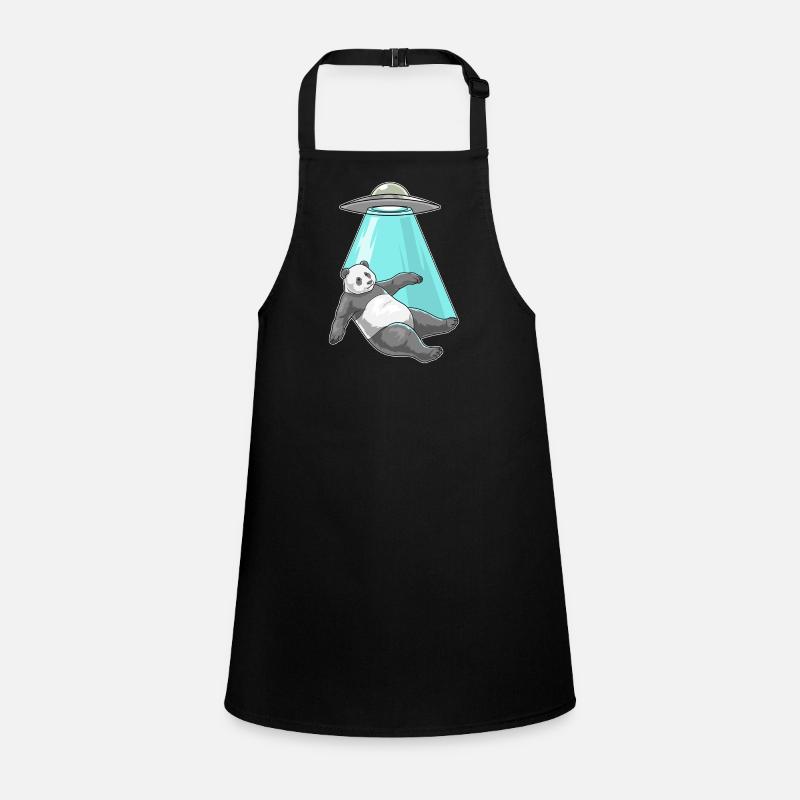 Panda Spaceship Children's Apron