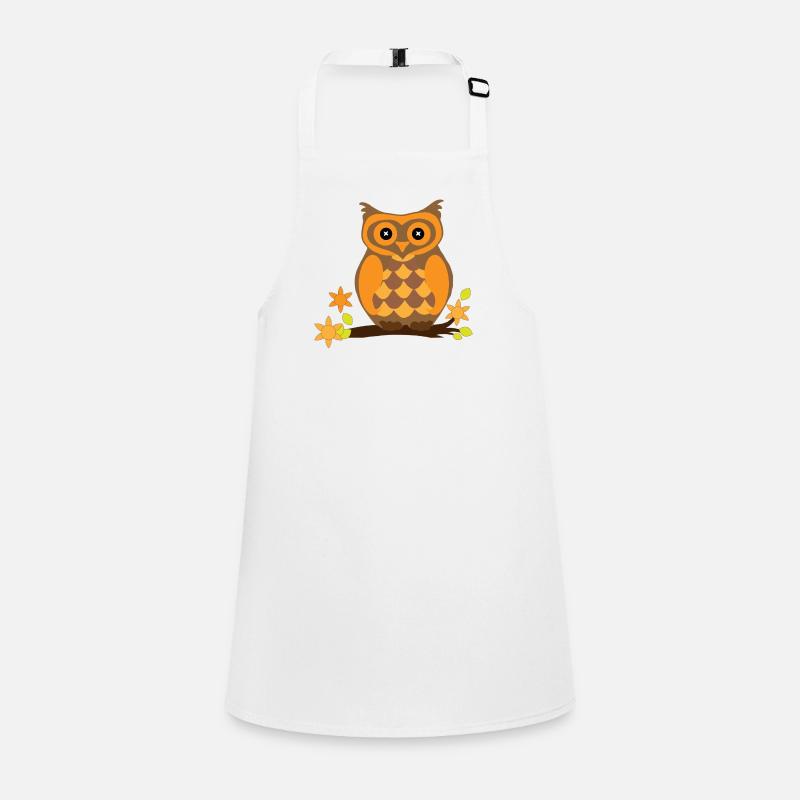 Goldene Eule Schürze für Kinder