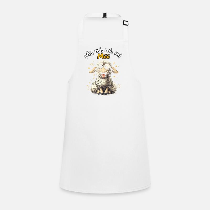 Mi Mi Mi Mi Miii - Lustiges Schaf Design Schürze für Kinder