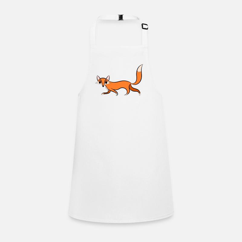 Fox illustration Children's Apron