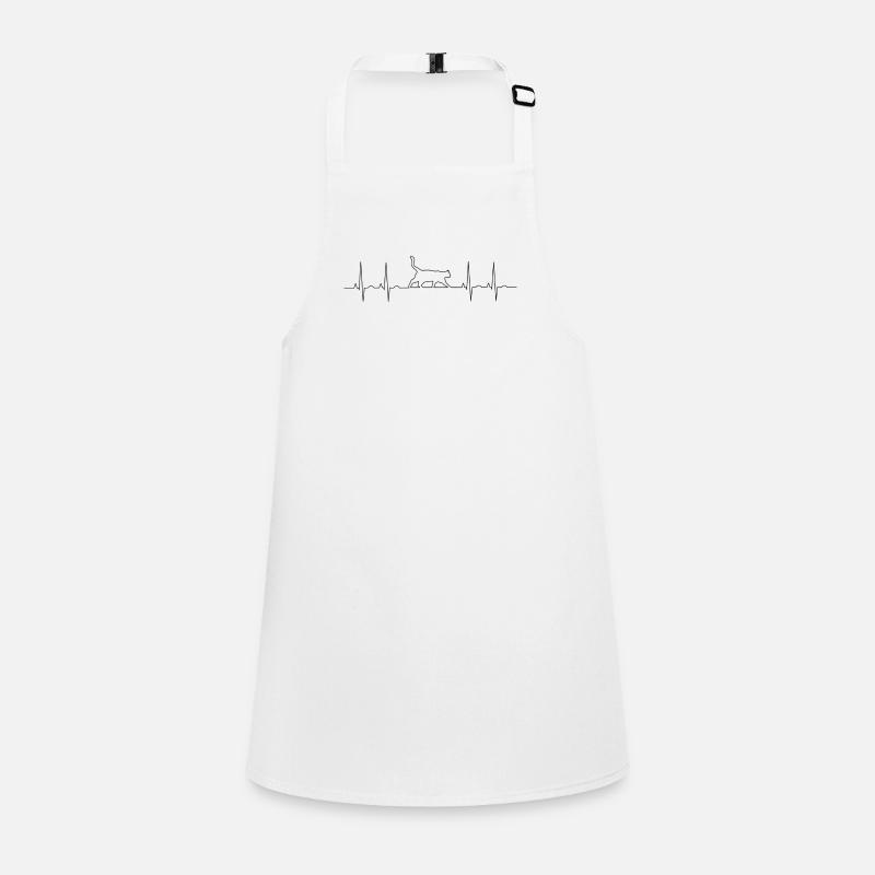 ECG chat - Tablier Enfant - blanc