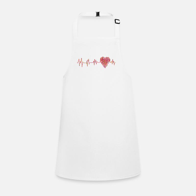 coeur électrocardiogramme Tablier Enfant