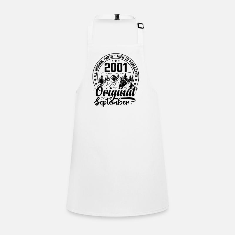 2001 September Original 23 Year Anniversary Gift Children's Apron
