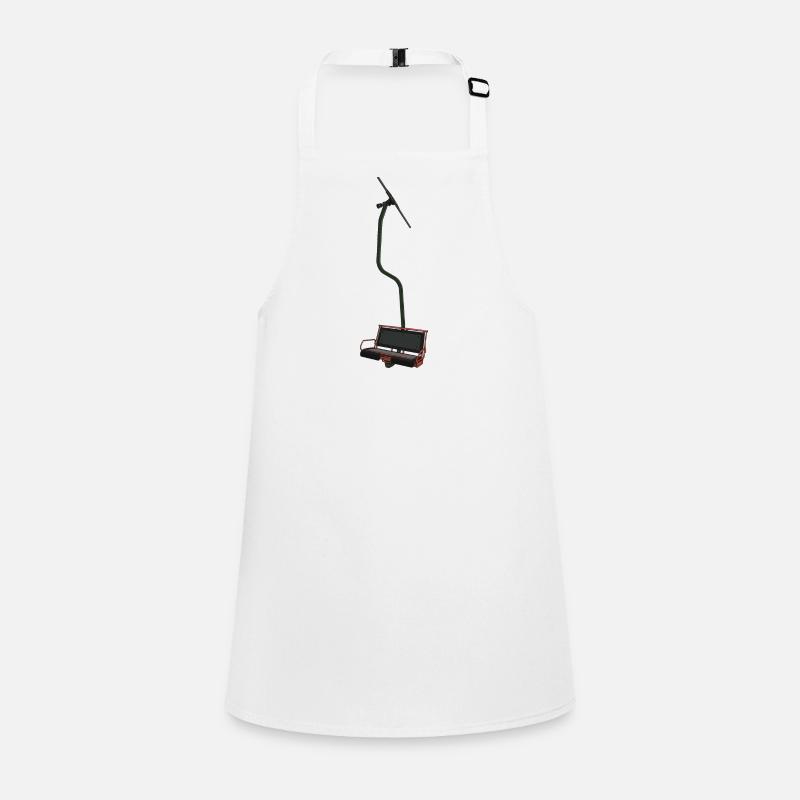 Télésiège double - rouge noir Tablier Enfant