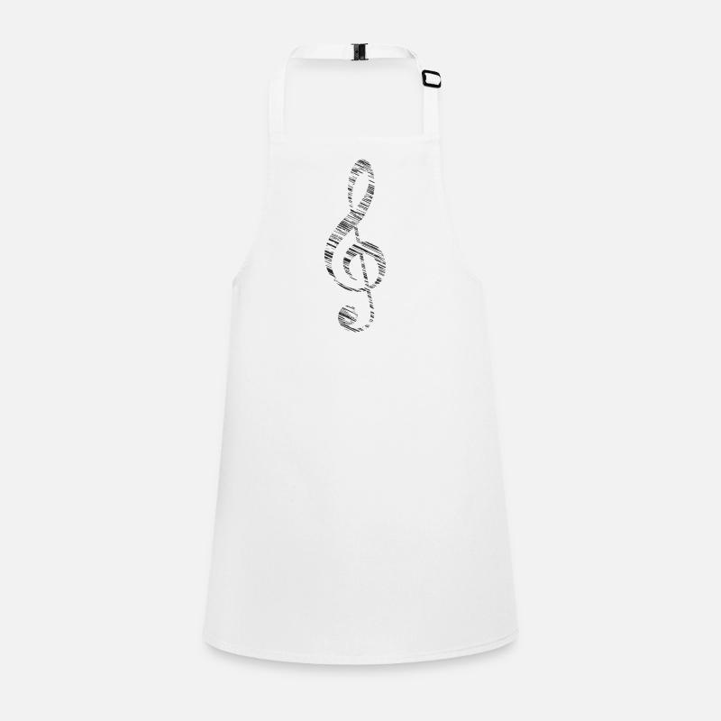 Music clef Children's Apron