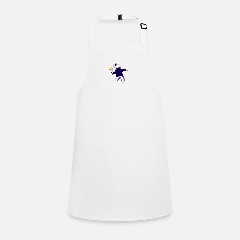 Banksy Fleurs Chat Tablier Enfant