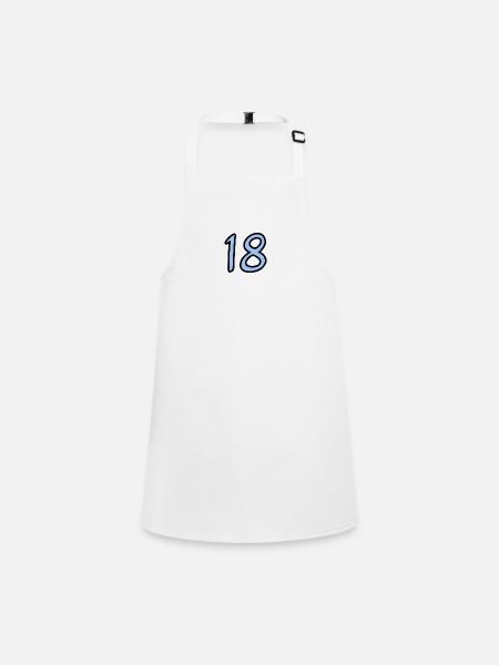 ANNIVERSARY. HAPPY BIRTHDAY. HAPPY BIRTHDAY. - Children's Apron - white - Front