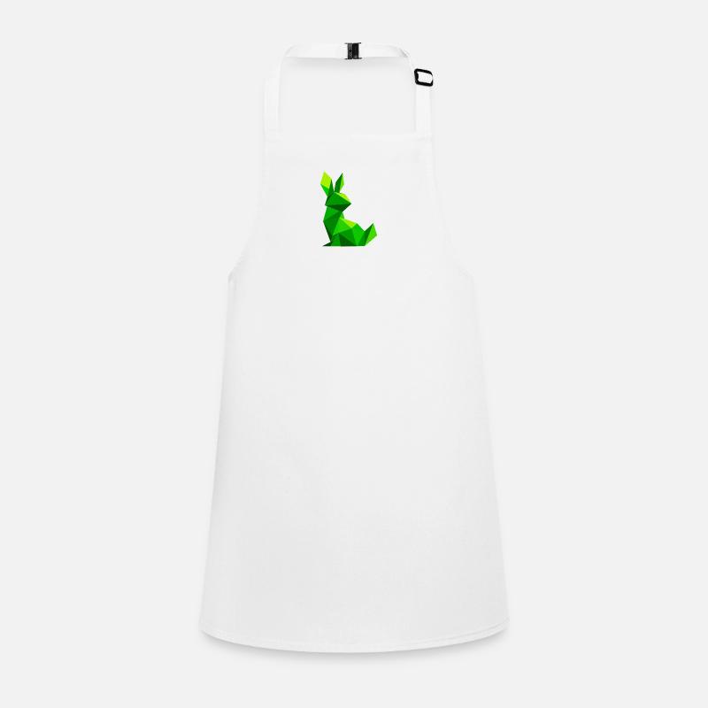 Lapin lowpoly  Tablier Enfant