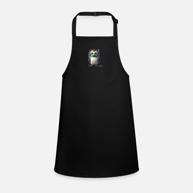 Robot Penguin Children's Apron