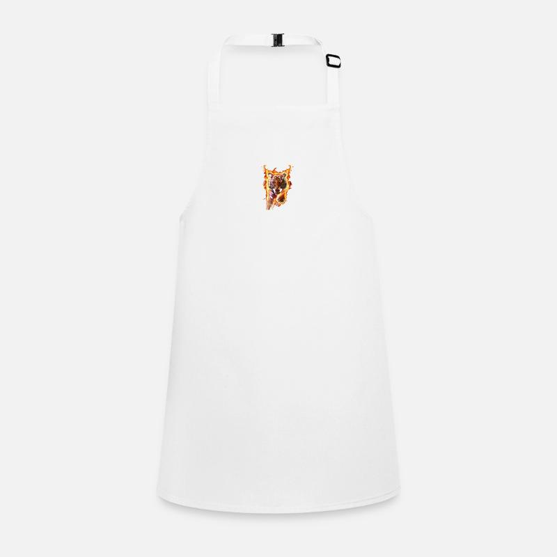 fire tiger Children's Apron