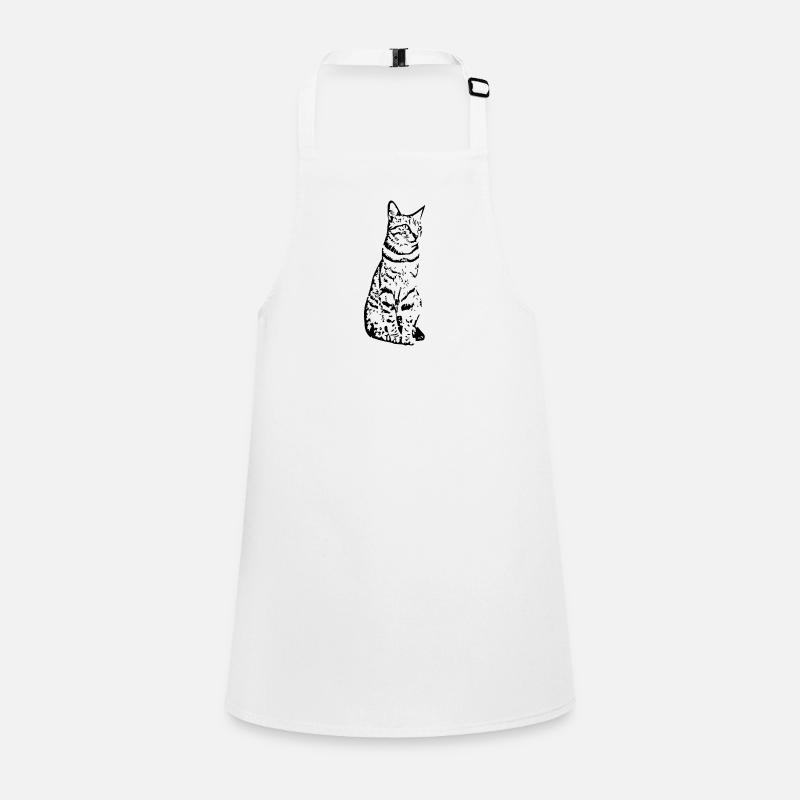 Cat black Children's Apron