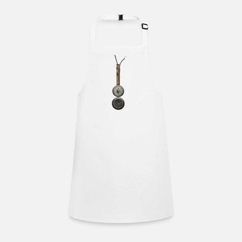 Steckdose vintage Schürze für Kinder