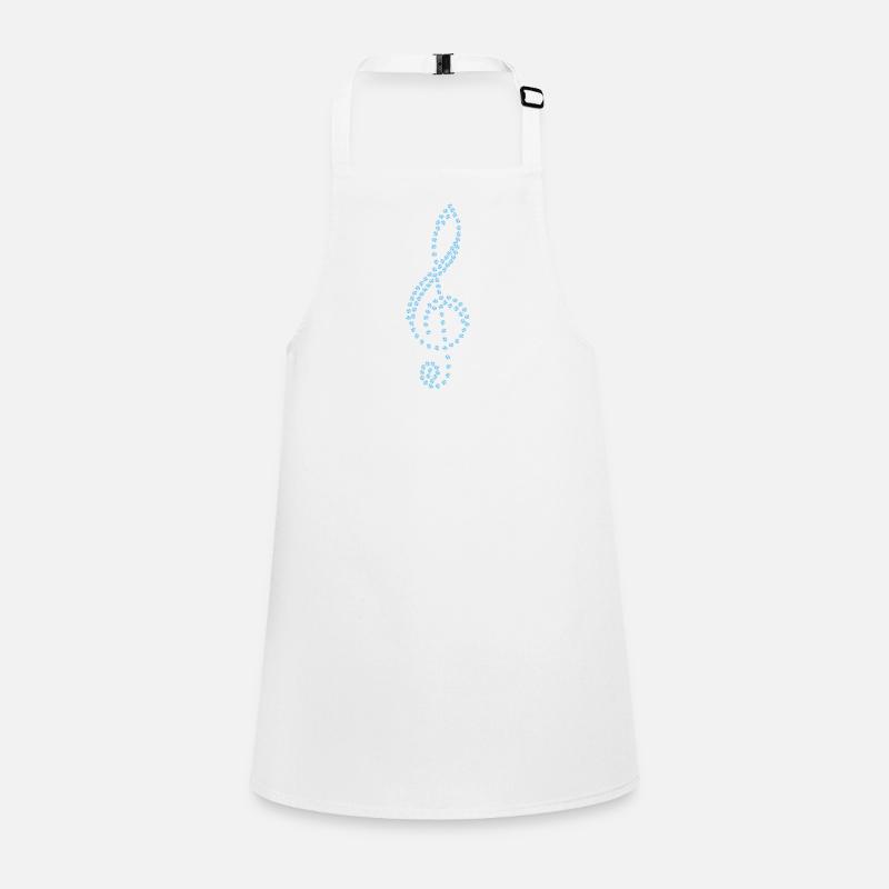 Clef blue Children's Apron