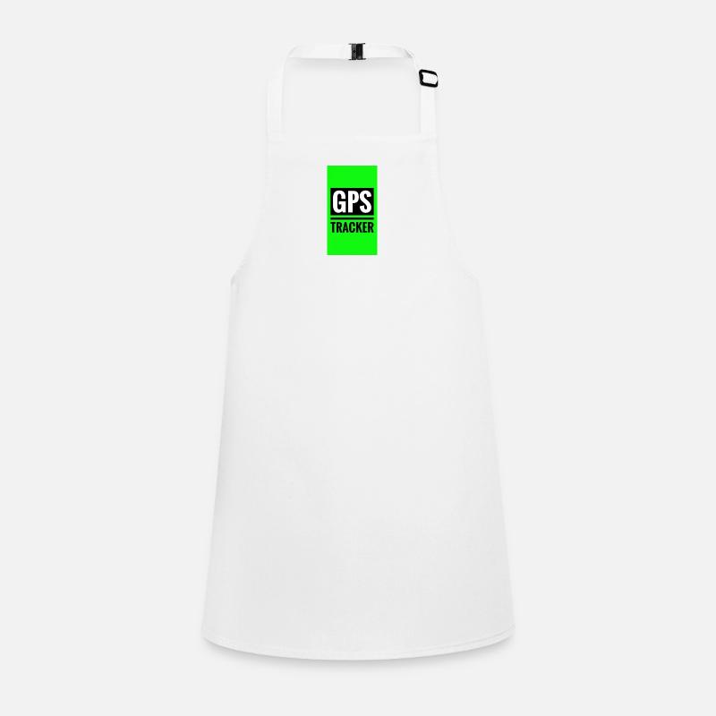 GPS tracking-like design Children's Apron