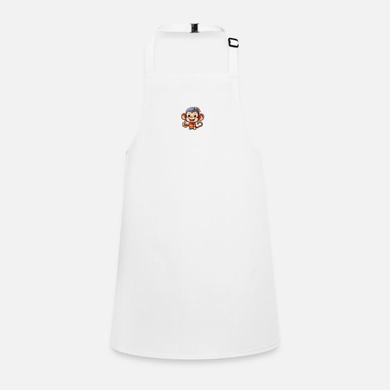 Cartoon Monkey 4 Children's Apron
