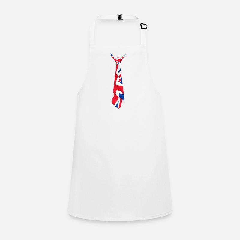 Cravate du motif du drapeau Union Jack Tablier Enfant
