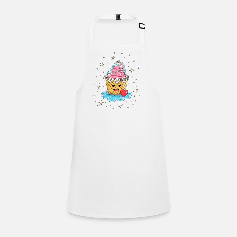 Cupcake Muffin Cake as Bride Children's Apron