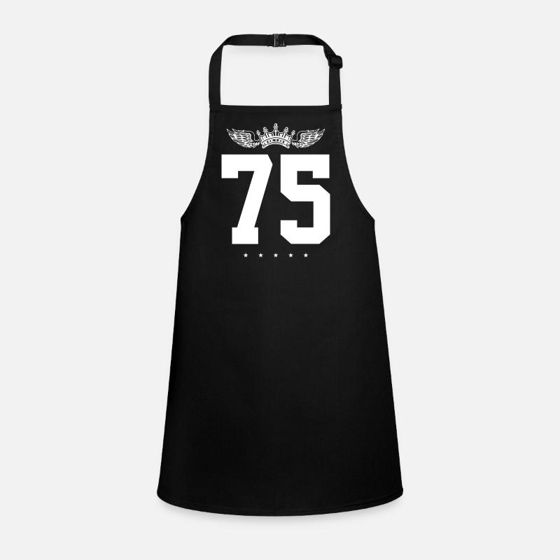 75 Number crown Children's Apron