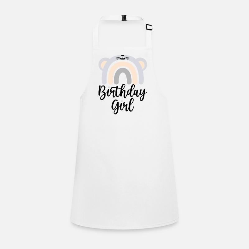 Pastel Rainbow Bear Arch Children's Apron