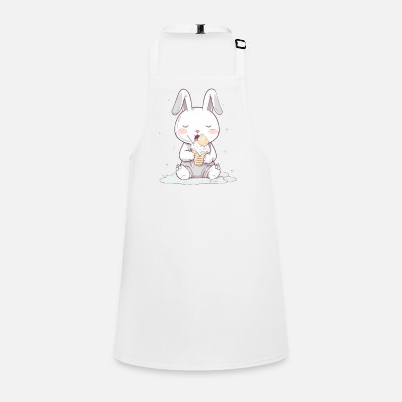 Summer indulgence: Rabbit with ice cream Children's Apron